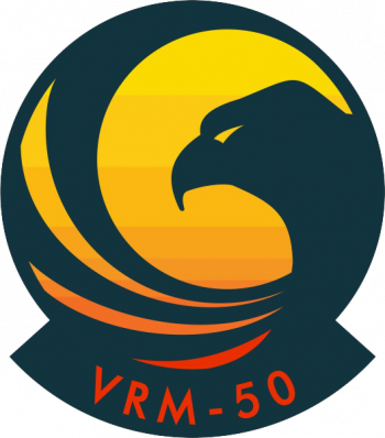 Coat of arms (crest) of the VRM-50 Sunhawks, US Navy