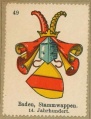 Wappen von Baden, Stammwappen