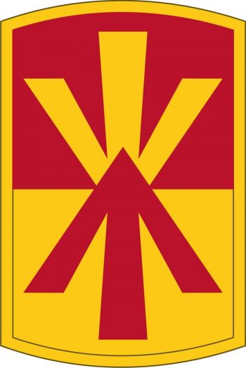 Coat of arms (crest) of 11th Air Defense Brigade, US Army