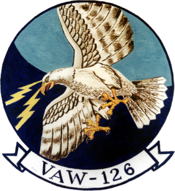 Coat of arms (crest) of the Carrier Airborne Early Warning Squadron (VAW) - 126 Seahawks, US Navy