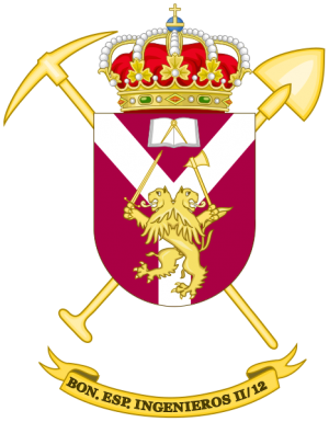 Specialist Engineer Battalion II-12, Spanish Army.png