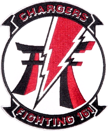 Coat of arms (crest) of the VF-161 Chargers, US Navy