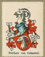 Wappen Freiherr von Gebsattel