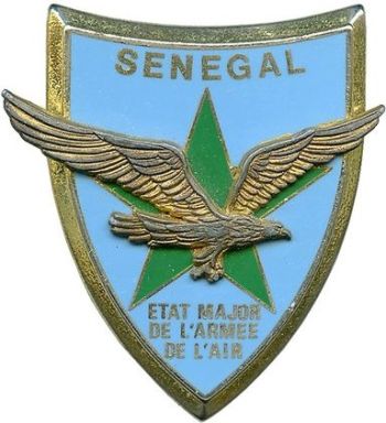 Coat of arms (crest) of the Air Force Headquarters, Senegal