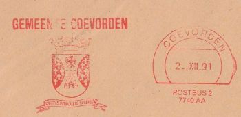 Wapen van Coevorden/Coat of arms (crest) of Coevorden