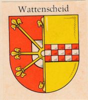 Wappen von Wattenscheid/Arms (crest) of WattenscheidThe arms in an album from 1968