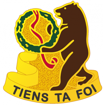 Coat of arms (crest) of 321st Cavalry Regiment, US Army