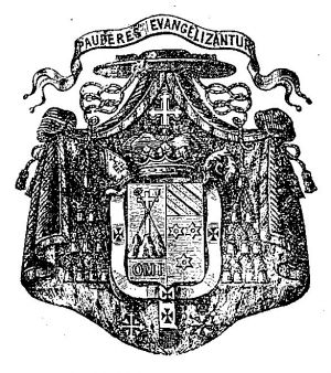 Arms of Eugène-Charles-Joseph de Mazenod