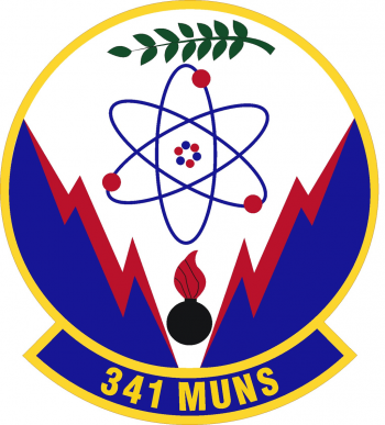 Coat of arms (crest) of the 341st Munitions Squadron, US Air Force