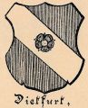 Wappen von Dietfurt an der Altmühl/ Arms of Dietfurt an der Altmühl