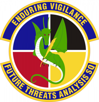 Coat of arms (crest) of the Future Threats Analysis Squadron, US Air Force