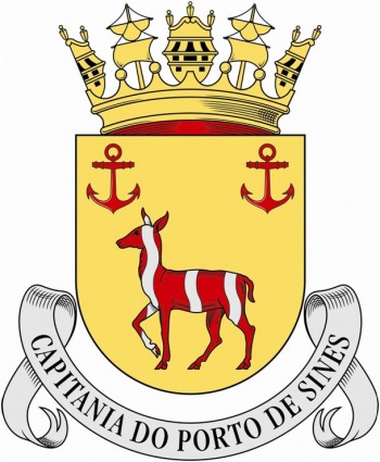 Coat of arms (crest) of the Harbour Captain of Sines, Portuguese Navy