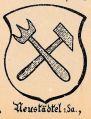 Wappen von Neustädtel/ Arms of Neustädtel