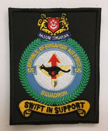 Coat of arms (crest) of No 125 Squadron, Republic of Singapore Air Force