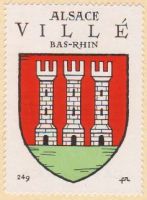 Blason de Villé/Arms (crest) of Villé