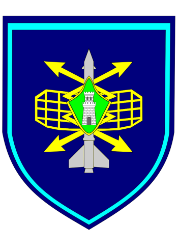 Coat of arms (crest) of the 338th Radio-Technical Regiment, Air and Space Forces, Russia