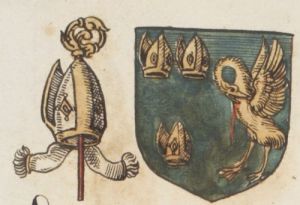 Arms (crest) of John Wakering