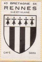 Blason de Rennes/Arms (crest) of Rennes