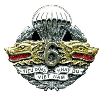 Coat of arms (crest) of the 6th Parachute Battalion, ARVN