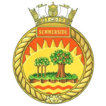 Coat of arms (crest) of the HMCS Summerside, Royal Canadian Navy