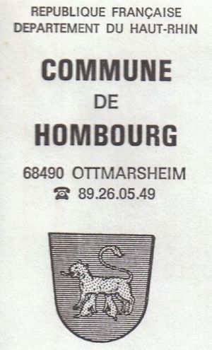 Blason de Hombourg (Haut-Rhin)