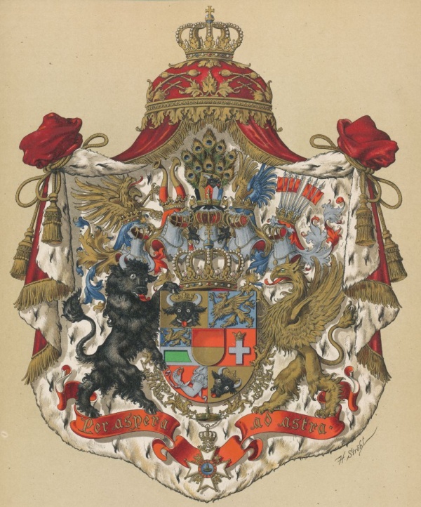 Wappen von Mecklenburg-Schwerin (Coat of arms (crest) of Mecklenburg -Schwerin)