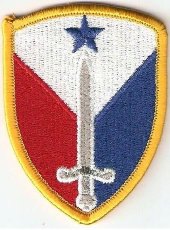 Coat of arms (crest) of 407th Support Brigade, US Army
