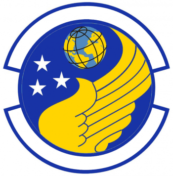 Coat of arms (crest) of the 910th Mission Support Squadron (later Force Support Squadron), US Air Force