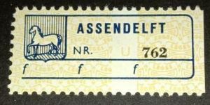 Wapen van Assendelft/Coat of arms (crest) of Assendelft