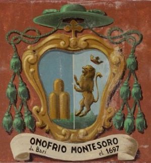 Arms (crest) of Onofrio Montesoro