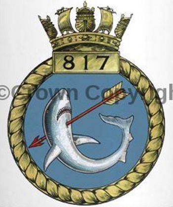 Coat of arms (crest) of the No 817 Squadron, FAA