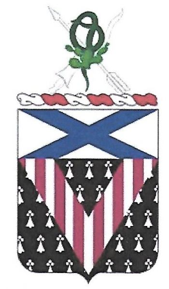 Coat of arms (crest) of 2nd Artillery Regiment, US Army