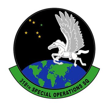 Coat of arms (crest) of the 318th Special Operations Squadron, US Air Force