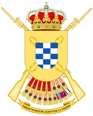 Tercio Duque de Alba 2nd of the Legion, Spanish Army.png
