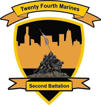 Coat of arms (crest) of the 2nd Battalion, 24th Marines, USMC