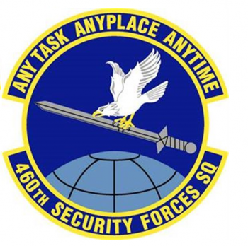 Coat of arms (crest) of the 460th Security Forces Squadron, US Air Force