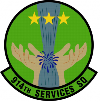 Coat of arms (crest) of the 914th Services Squadron, US Air Force