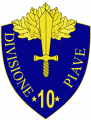 10th Infantry Division Piave, Italian Army.png