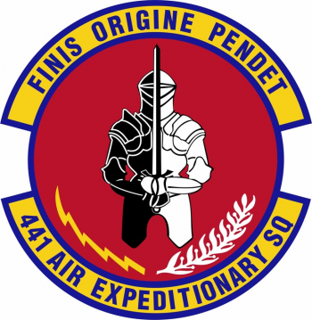 Coat of arms (crest) of the 441st Air Expeditionary Squadron, US Air Force
