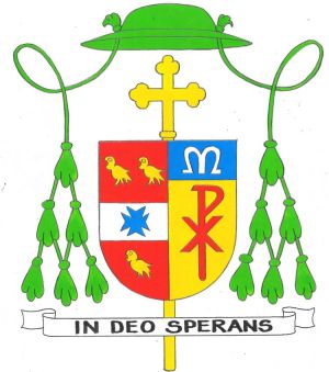 Arms (crest) of John Ahern Torpie