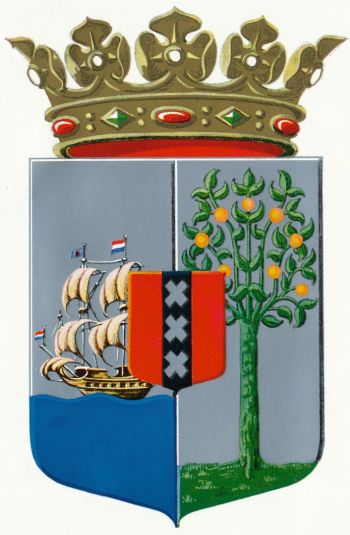 Wapen van National Arms of Curaçao/Arms (crest) of National Arms of Curaçao