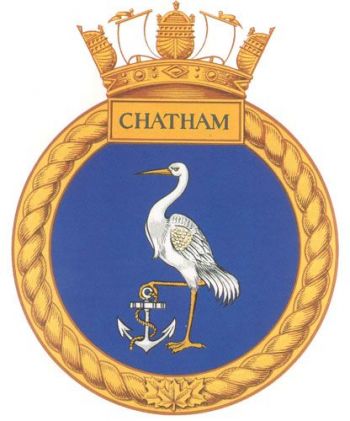 Coat of arms (crest) of the HMCS Chatham, Royal Canadian Navy