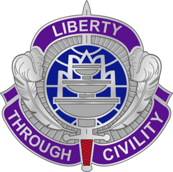 Coat of arms (crest) of 436th Civil Affairs Battalion, US Army