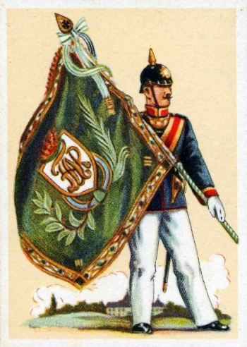 Coat of arms (crest) of Royal Saxon 8th Infantry Regiment Prince Johann-Georg No 107 Germany