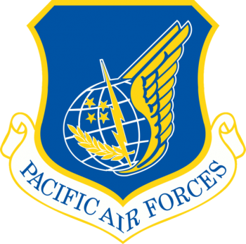 Coat of arms (crest) of the Pacific Air Forces, US Air Force