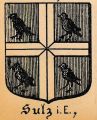 Wappen von Sulz im Elsass/ Arms of Sulz im Elsass