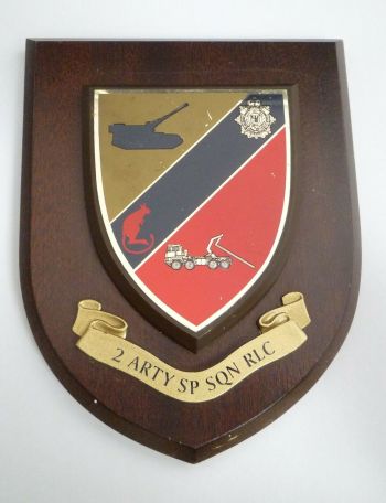 Coat of arms (crest) of the 2 Artillery Support Squadron, RLC, British Army