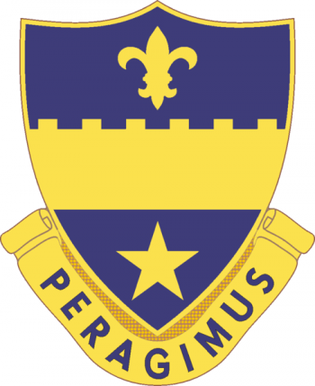 Coat of arms (crest) of 358th Infantry Regiment, US Army