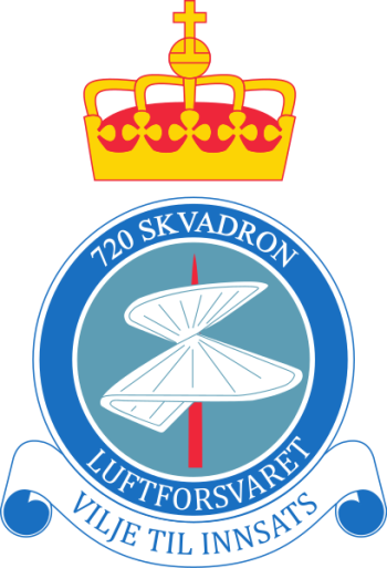 Coat of arms (crest) of the 720th Squadron, Norwegian Air Force