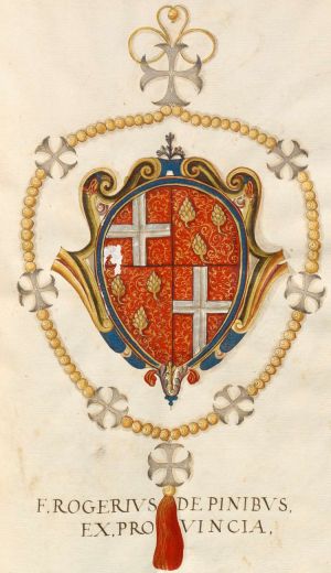 Arms (crest) of Roger de Pins